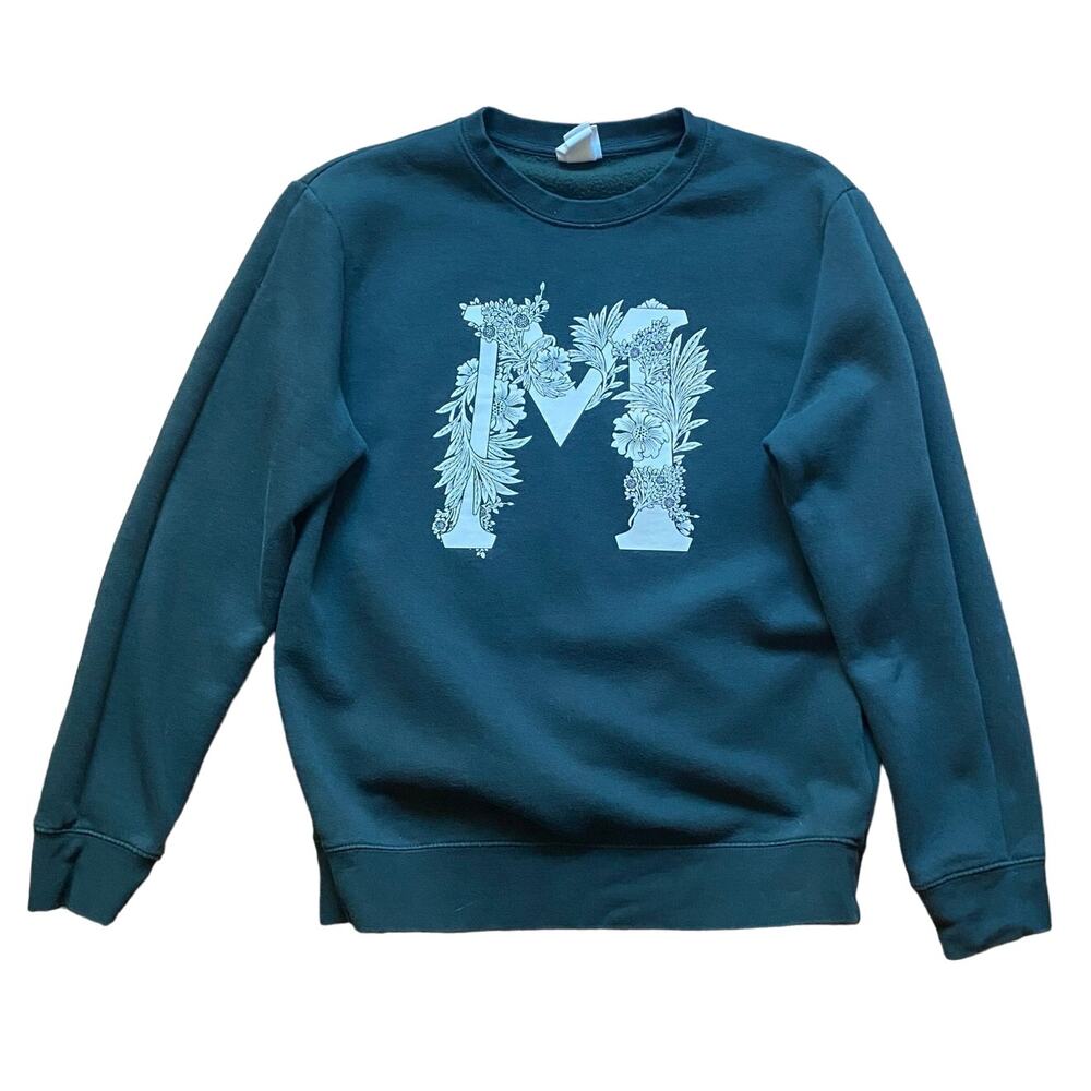 Morris & Co x H&M Men’s Size Small Crewneck Sweater Jumper Pullover Pine Green M